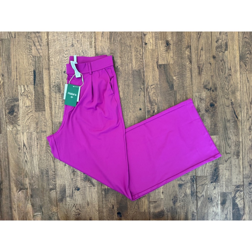 NWT Halara Flex DayStretch Straight Leg Work Pants Raspberry Size M